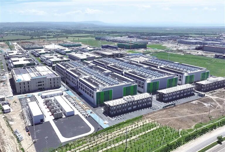 乌兰察布中金数据低碳算力基地。